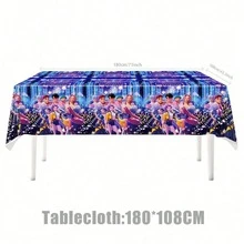 51pcs K-POP Girl Group Theme Party Back To School Costume Set, Suitable For 10 People, Disposable Birthday Party Tableware Including Plates, Cups And Napkins. Holiday Decoration Supplies, Suitable For Camping, Picnic, Backyard BBQ And Party Decoration, Also Ideal Decoration For Halloween, Christmas And Party, And A Great Surprise Gift For Fans. - Multicolor - View 11