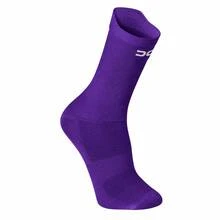 Adult Polyamide Running Socks With 3D Cuff, Breathable, Thermal Comfort, High Performance, Spinning, Cycling - Purple - View 1