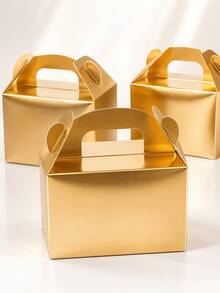 10/20/30pcs Multi-Functional Gold Gift Boxes, Party Favor Boxes, Gift Boxes, Birthday Party, Wedding, Non-Food Direct Contact - Gift Box - View 6