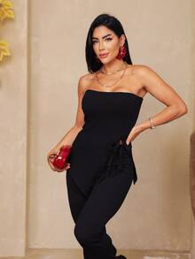 Women Two-Piece Outfits - Negro - Ver 3