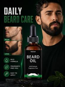 Advanced Moisturizing Beard Repair Oil To Condition Shape And Protect Facial Hair While Promoting Soft Shiny Healthy Beard Growth With Natural Essential Oil Blend   Suitable For Daily Grooming, Styling, Pre-Makeup Use Or Romantic Dates - Multicolor - View 4