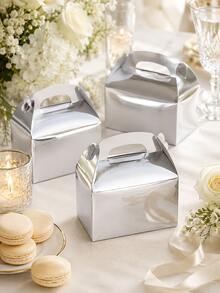 10/20/30pcs Multi-Functional Gold Gift Boxes, Party Favor Boxes, Gift Boxes, Birthday Party, Wedding, Non-Food Direct Contact - Gift Box - View 7
