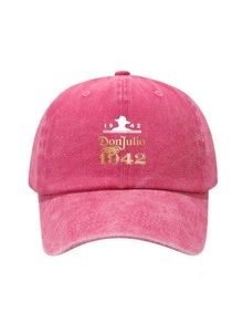 1pc Vintage Printed Washed Distressed Soft Top Baseball Cap Unisex Dad Hat For Travel Sun Protection, Suitable For Daily Wear And Outfit Matching - Style 2 - View 33