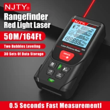 Medidor de Distancia Láser Digital de 200M, Herramienta de Medición Láser de Alta Precisión con Pantalla LCD Retroiluminada, Medición de Distancia, Área y Volumen, Modo Pitagórico, Almacenamiento de Datos, Dispositivo de Medición Portátil para Construcción y Renovación del Hogar - A - Ver 14
