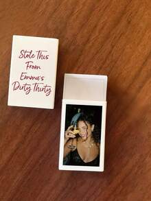 Personalized Matchbox Style Party Favors, Suitable For Weddings, Birthdays, Housewarming, Apartment Decor / Wholesale Party Matchboxes / Wedding Matchbox Favors, Perfectly Matched With Matchbox Letter Bride Party Decorations - Multicolor - View 4