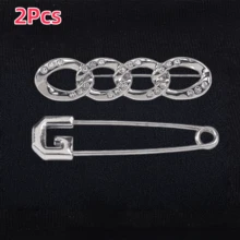 2/3 cái khóa thắt lưng đa năng cho quần jeans, kẹp siết eo quần nữ, ghim cài chống hở cho áo cardigan len, kẹp siết tái sử dụng - Nhiều màu - Xem 20