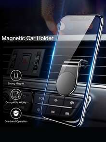 Car Phone Holder, Magnetic Car Phone Holder, Detachable, Universal Holder, Extendable Dashboard Holder, With Magnetic Sheet, Adjustable And Flexible, Suitable For Most Car Models - General Purpose - View 7