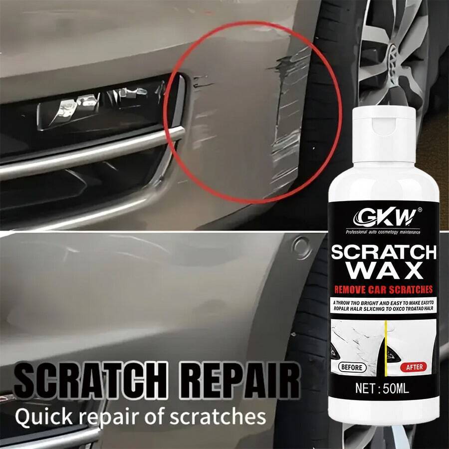 Scratch Repair Wax Polishing Kit - Motorcycle Metal Surface Repair, Ceramic Coating Technology Restores Gloss, Deep Scratch Removal In 5 Minutes, Provides 1 Year Protection (Applicable To All Colors) - 50毫升 - 查看 1