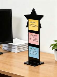Detachable Transparent Acrylic Memo Board And Stand, Suitable For Computer Screen, Message Board And Office Desk, Two Colors Available, Back To School Season - Multicolor - View 7