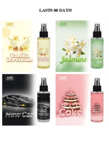 [車用與居家雙用] 100ml 手持式香氛噴霧，車用空氣清新噴霧，持久留香，煙味消除劑，便攜式芳香除臭劑，適用於汽車、居家與辦公室，多種香味可選，舒緩情緒，營造浪漫氛圍 - 彩色 - 查看 6