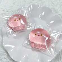 1pc TPR Jellyfish Squeeze Toy, Soft Slow Rebound Squishy Fidget Sensory Stress Relief Toy, Cute Sea Animal Desktop Decompression Toy, Party Favor Birthday Halloween Christmas Gift, Random Packaging - Multicolor - View 13