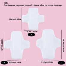 2/5pcs Double-Sided Cotton Gauze Reusable Menstrual Pads, Breathable Soft Washable Women's Care Sanitary Pads, Skin-Friendly Breathable Reusable Period Pads, Double-Sided Cotton Gauze Washable Menstrual Pads - View 4