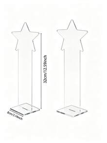 Detachable Transparent Acrylic Memo Board And Stand, Suitable For Computer Screen, Message Board And Office Desk, Two Colors Available, Back To School Season - Multicolor - View 3