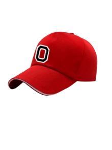 1pc Women's Sandwich Brim Baseball Cap, Adjustable Sun Hat, Suitblue Outdoor, DailyWear,Beach,Travel,Personalized 26 Letter - Red - View 4