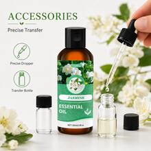 100% Pure Castor Oil 3 Sizes 100ml 30ml 5ml For Diffuser, Diffuser Stone, Humidifier, Suitable For Bedroom, Car, Room, Bathroom And More - Jasmine Essential Oil - View 10