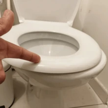Toilet Seat Stabilizer Clip, Universal Anti-Wobble Fixing Bracket, Suitable For Loose And Shaking Toilet Seats, Easy Installation Non-Slip Support Set, Durable White Plastic Stabilizer, Eliminates Displacement, Ideal Choice For Home Bathroom - Multiple Styles - View 2