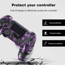 DATA FROG For 4 PS 4 Controller Protection Case Soft Silicone Gel Rubber Skin Cover For PS 4 Pro Slim Gamepad - View 4