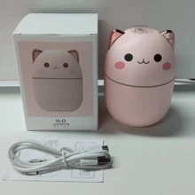 1pc Home Air Humidifier, 250ml USB Desktop Humidifier With LED Night Light - Improve Air Quality And Health, Suitable For Home, Bedroom And Car - Multicolor - View 14
