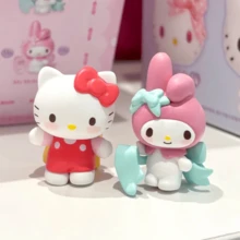 (隨機1件) 正版授權 Sanrio 星座桌面擺飾，Hello Kitty 主題迷你桌面裝飾，成人居家造型配件，14+ - 彩色 - 查看 4