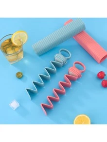 1PC Ice Cube Trays, Easy Release Ice Cube Maker With Spill-Proof Removable Lid, Stackable Ice Cube Molds, Suitable For Cocktails, Coffee - View 8