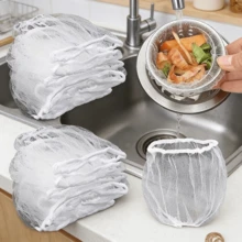 Bolsas de Filtro de Malla Elástica para Fregadero - Protectores Desechables Anti-Obstrucción para Cocina & Lavado de Verduras, Separación de Basura, Limpiador de Drenaje Fácil, Suministros de Limpieza Esenciales - filtro de fregadero - Ver 2