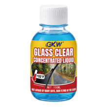 GKW 高級玻璃擋風玻璃清洗液,1:100 比例濃縮液,適用於去除水漬、柏油和氧化,保持擋風玻璃無條紋 - 100ml - 查看 10