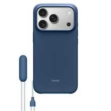 Beats Casing Ponsel MagSafe untuk iPhone 17/17 Pro/17 Pro Max/17 Air dengan Penyangga, Pelindung Silikon Tahan Guncangan, Warna Biru Rock - Biru Batu - View 8