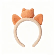 Miniso 絨毛髮箍 Judy 與 Nick 可愛卡通髮箍 角色扮演服裝 洗臉化妝用髮飾 禮物 - 彩色 - 查看 10