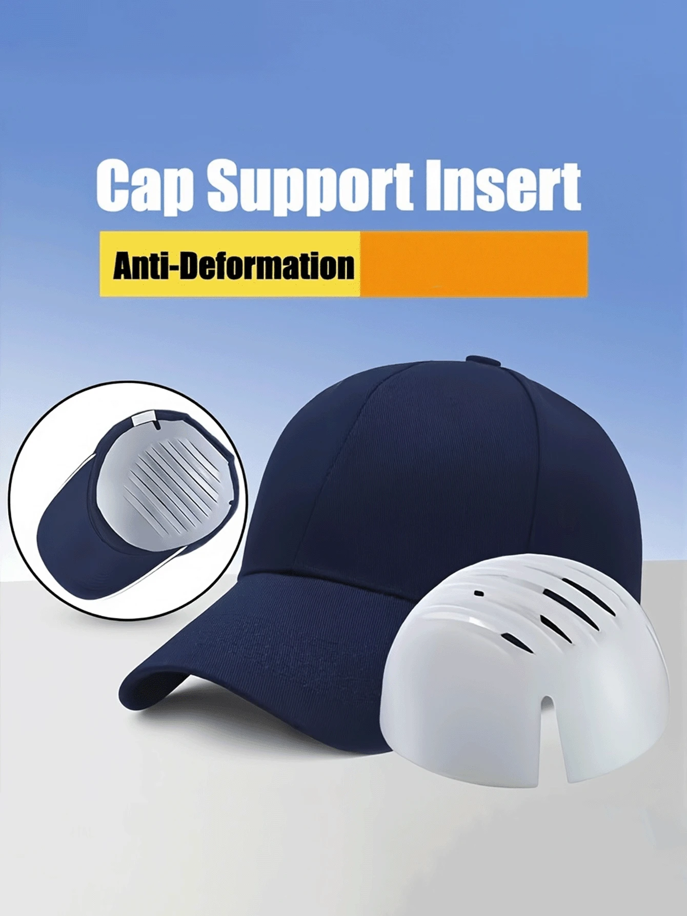 4pcs/1pc Baseball Cap Lining - Washable And Reusable Hat Shaper - Hat And Sports Cap Crown Support - Designed To Maintain Shape And Prevent Deformation - Multicolor - View 1
