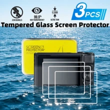 3pcs/Pack Tempered Glass Screen Protector For SX730/SX740/R6/R6 II/R7/R6 Mark II Camera, 9H Hardness, Scratch-Resistant, Anti-Fingerprint, Ideal Choice For Digital Camera Enthusiasts - View 2