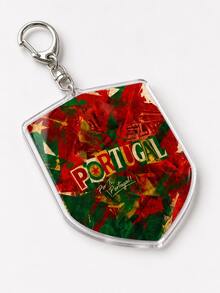 1pc/6style 2026 World Cup Themed Soccer National Team Shield Acrylic Keychain, Argentina, Portugal, Brazil, France, Germany, Spain Fan Exclusive Merchandise, Creative Sports Style Backpack Pendant, Car Rearview Mirror Ornament, Creative Gift For Boyfriend/Brother, Tournament Celebration Souvenir Phone Accessory - Multicolor - View 13