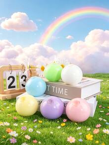 1pc Butter Dopamine Soft Handmade Squeeze Ball Toy, Stress Relief Ball, Highly Attractive Venting Ball, Popular Dopamine Handmade Squeeze Ball, Birthday Gift, Holiday Gift - Multicolor - View 12