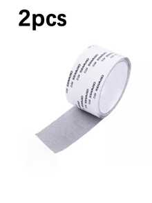 1/2 Rollo de Cinta Adhesiva Impermeable para Reparar Pantallas de Ventana, Parche de Reparación de Red de Insectos, Adecuado para Puertas/Cortinas de Dormitorio, Cinta Adhesiva de Reparación Fuerte, Utilizada para Reparar Pantallas de Ventana Dañadas, - A - Ver 9