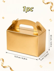 10/20/30pcs Multi-Functional Gold Gift Boxes, Party Favor Boxes, Gift Boxes, Birthday Party, Wedding, Non-Food Direct Contact - Gift Box - View 11