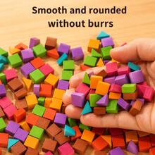 Children's DIY Pixel Puzzle - Colorful Wooden Building Game, Logic And Creativity Educational Toy, Suitable For 3+ Years Old - Multicolor - View 7