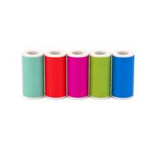 Colorful 57mm Self-Adhesive Mini Thermal Paper Roll, Inkless Printable Sticker Label Paper For Photos, Notes, Reminders, Home Office DIY Organizing - View 12