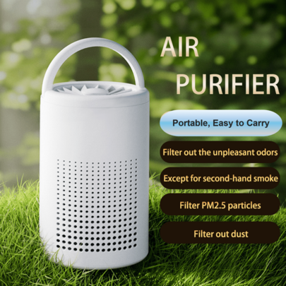 Pembersih Udara Portabel untuk Meja dengan Filter Pewangi, Menghadirkan Udara Segar dan Wangi. Filter HEPA Kelas H13 dan Filter Penghilang Bau Karbon Aktif, Efektif Menghilangkan Bau, Debu, dan Bulu Hewan Peliharaan, Memberikan Lingkungan Ideal untuk Rumah dan Hewan Peliharaan