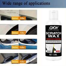 Scratch Repair Wax Polishing Kit - Motorcycle Metal Surface Repair, Ceramic Coating Technology Restores Gloss, Deep Scratch Removal In 5 Minutes, Provides 1 Year Protection (Applicable To All Colors) - 50毫升 - 查看 2