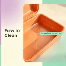 Multifunctional Lunch Box, PP Material, Heat And Cold Resistant, 2 Sizes Available, Suitable For Lunch/Snack/Fruit Box, Ideal For Daily Use - Multicolor - View 6