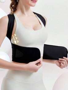 1pc Adjustable Waist Belt For Men And Women, Waist Training Belt, Office Slimming Waist Cincher - Multicolor - View 1