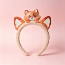 Miniso 絨毛髮箍 Judy 與 Nick 可愛卡通髮箍 角色扮演服裝 洗臉化妝用髮飾 禮物 - 彩色 - 查看 6