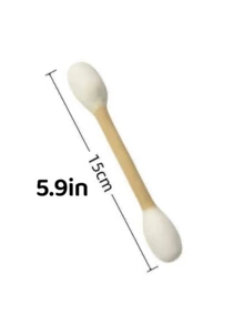 1pc Catnip Filled Anti-Bite Felt Cat Teaser Stick Toy, Cute Cotton Swab Shaped Catnip Interactive Toy, Suitable For Home Play, Used For Indoor Cat Games - Multicolor - View 6