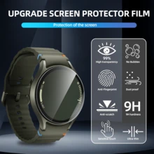3pcs High Definition Screen Protector, Compatible With Galaxy Watch7, 9H Hardness, Ultra Clear, Scratch Resistant, Tempered Glass Material, Compatible With Watch7 40mm&44mm&47mm Accessories - 3Pcs, Transparent, for Galaxy Watch7 Ultra 47mm - View 3