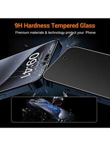 XINHONGYU 1片 17Pro Max 霧面螢幕保護貼 霧面鋼化玻璃 防眩光 防指紋 防刮耐磨 適合保護殼使用 無氣泡 適用於 iPhone 17 Air 16 Pro Max 6.9 吋 全系列 - 1pc - 查看 4