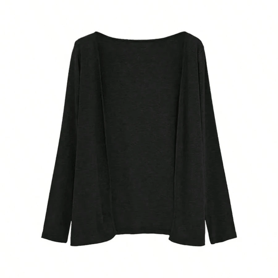 Women's Plus Size Lightweight Long Sleeve Cardigan, Suitable For Air-Conditioned Rooms, Daily Outings, Beach And Outdoor - 40kg-80kg Shawl - View 1