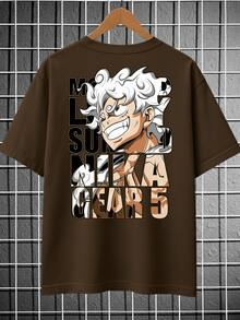 Gears 5 Anime Manga Japanese Otaku Nerd Straw Hat T-Shirt, 100% Premium Cotton, Various Colors, Streetwear, Fast Shipping, Promotion - 鏽棕色 - 查看 1