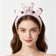 Miniso 絨毛髮箍 Judy 與 Nick 可愛卡通髮箍 角色扮演服裝 洗臉化妝用髮飾 禮物 - 彩色 - 查看 5