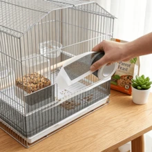 1pc Self-Adhesive Breathable Trimmable Bird Cage Splash Guard Mesh Strip, Anti-Mosquito & Debris Feeding Fence Net, Suitable For Parrots And Pet Birds, Prevents Feather Scattering And Food Splashing, Durable Anti-Spill Cage Home Accessory - View 7