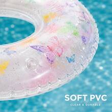 Naturepeak Phao bơi bơm hơi, bao gồm sequin bướm trong suốt, phù hợp cho các môn thể thao dưới nước mùa hè, tiệc hồ bơi, tiệc bãi biển, hồ bơi, bãi biển, phao bơi mùa hè - A-YongQuan - Xem 8