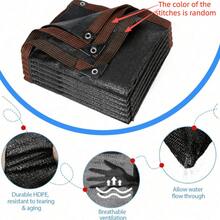Sun Shade Fabric With Grommets, Premium Shade Material For Fences - Durable, Tear-Resistant, Easy To Install, Suitable For Balconies, Patios And Swimming Pools - Provides Excellent Sun Protection, Shade And Privacy, With Hemming And Grommets - Multiple Styles - View 5